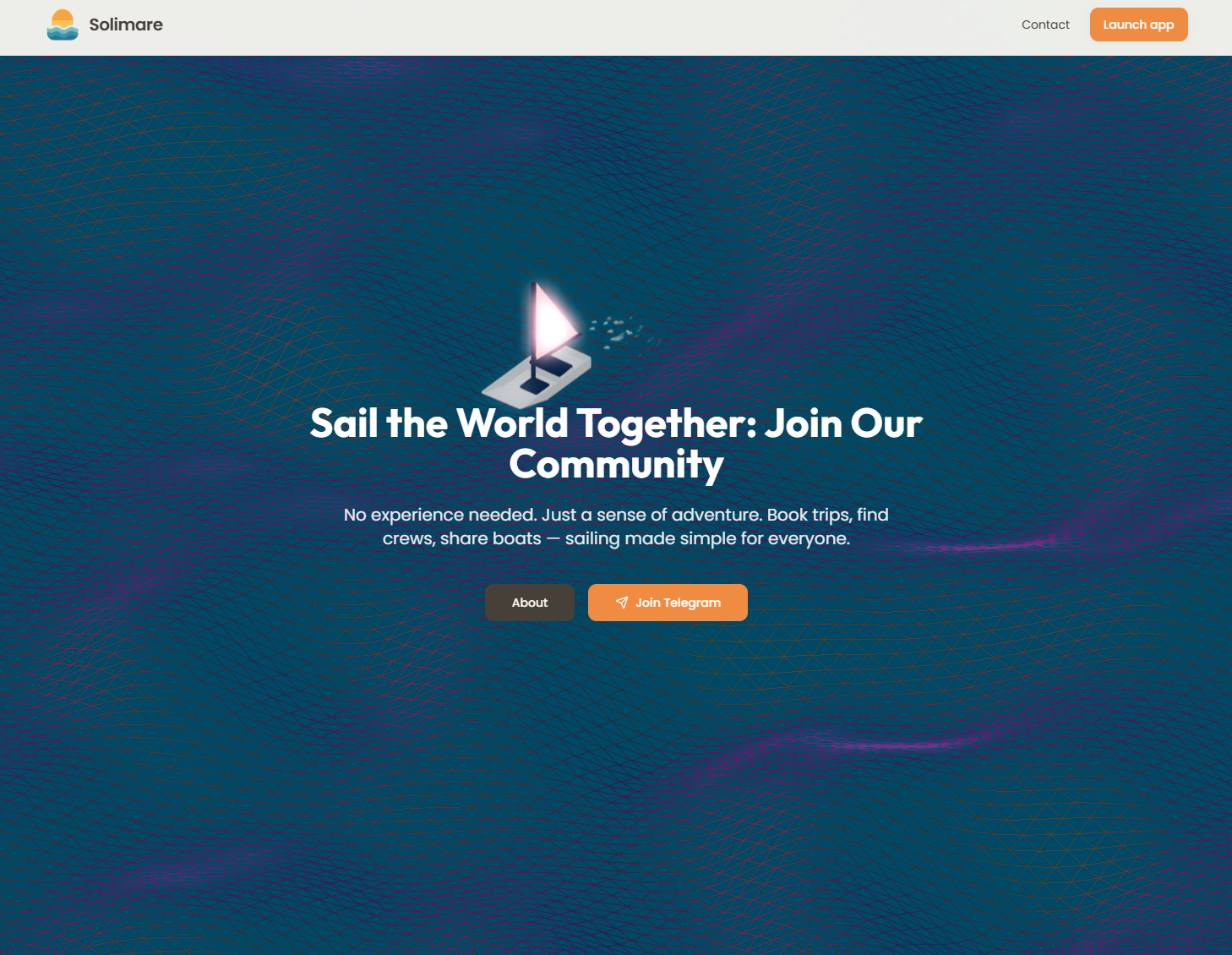 Solimare website preview